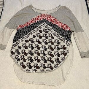 Free people quarter-length shirt